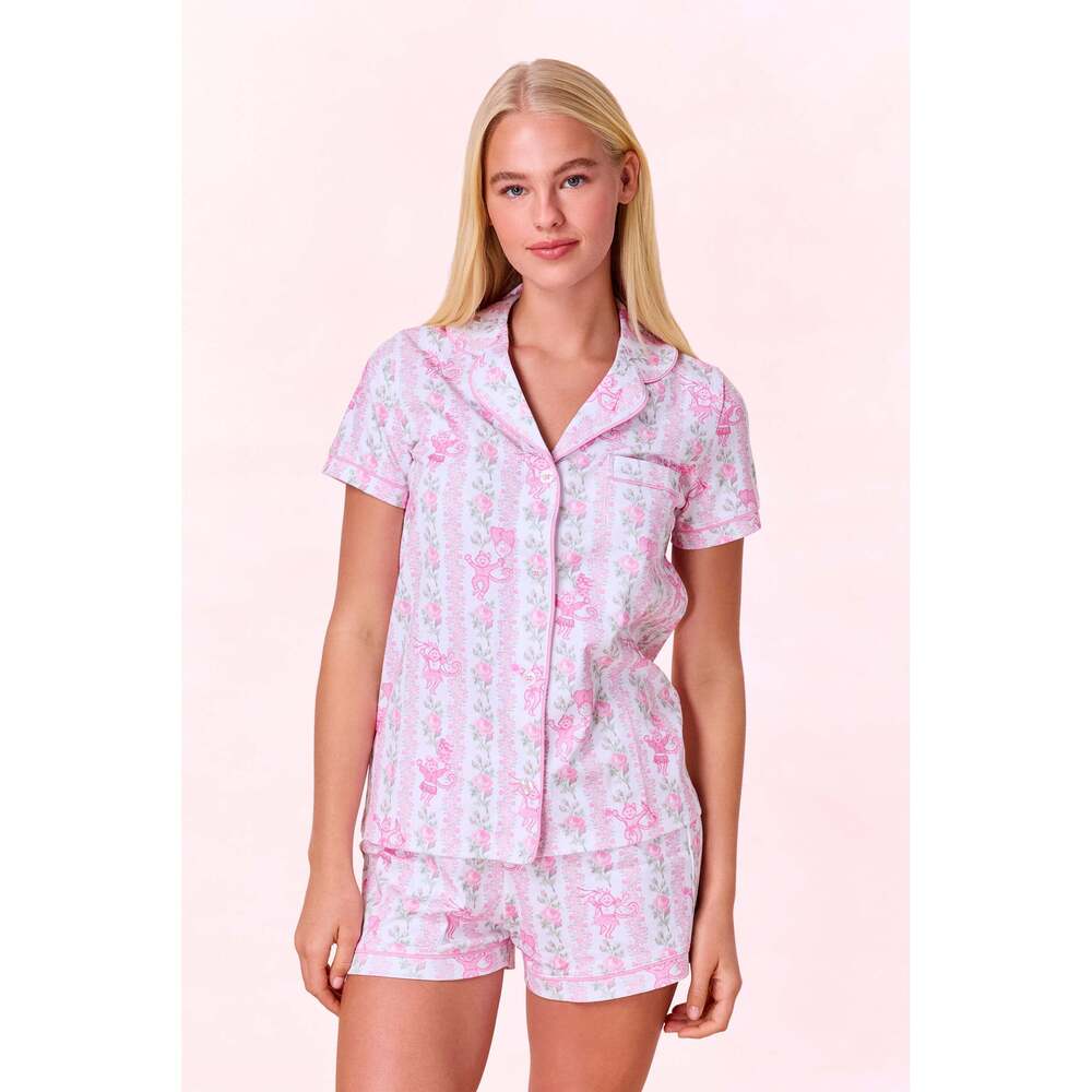 Heirloom Monkey Polo Pajamas Love shack fancy